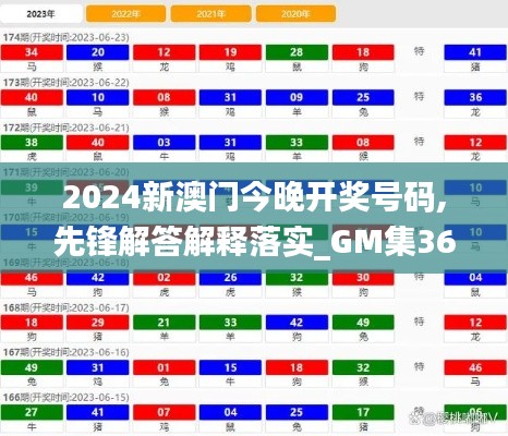 2024新澳门今晚开奖号码,先锋解答解释落实_GM集36.369