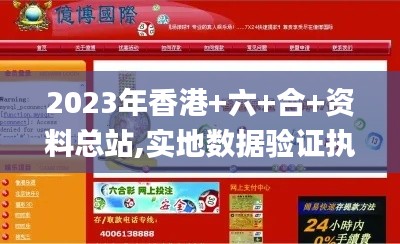 2023年香港+六+合+资料总站,实地数据验证执行_Essential3.954-2