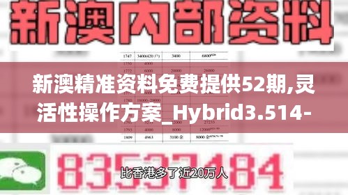 新澳精准资料免费提供52期,灵活性操作方案_Hybrid3.514-3