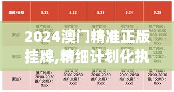 2024澳门精准正版挂牌,精细计划化执行_9DM26.243-5