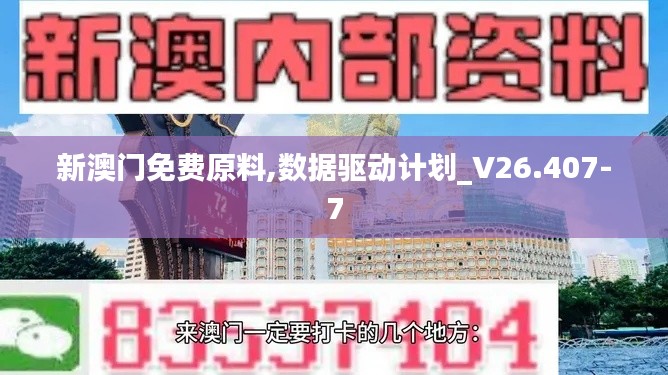 新澳门免费原料,数据驱动计划_V26.407-7