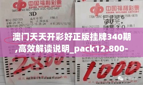 澳门天天开彩好正版挂牌340期,高效解读说明_pack12.800-3