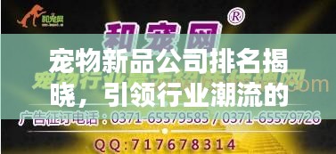 宠物新品公司排名揭晓，引领行业潮流的佼佼者榜单！