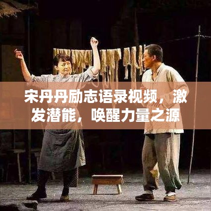 宋丹丹励志语录视频，激发潜能，唤醒力量之源